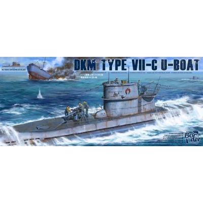 Afbeelding van 1:35 Border Model BS001 DKM Type VII C U Boat Upper Deck Plastic Modelbouwpakket