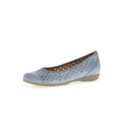 Afbeelding van Gabor 24.169.10 dames ballerina blauw maat 39 (EU) 6 (UK)