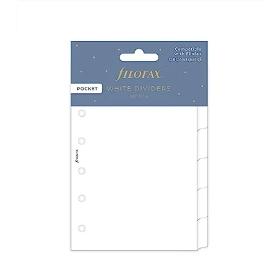 Afbeelding van Filofax Blanco tabbladen met 6 wit