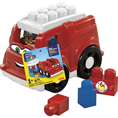 Afbeelding van Bouwspel Megablocks Lil&#039;Vehicle Fire Truck Multicolour 7 Onderdelen