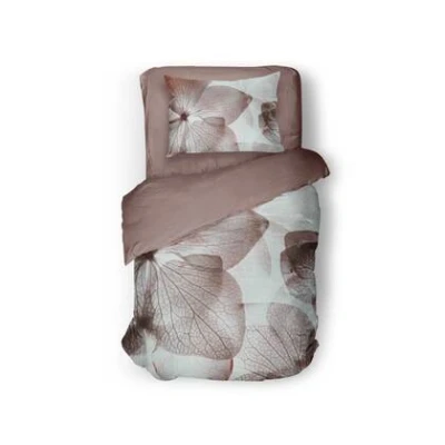 Afbeelding van Eleganzzz Dekbedovertrek Blossom Dreams Taupe 140x200/220cm Micropercal Eenpersoons Dekbedovertrekken