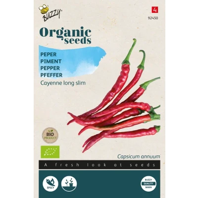 Afbeelding van Organic Peper Cayenna (Skal 14275) Buzzy