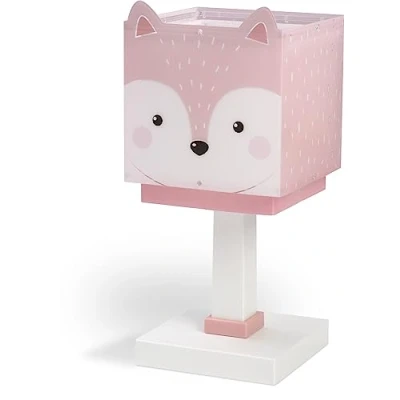 Afbeelding van Dalber Little Fox bureaulamp voor kinderen, roze vos, dieren, 64581, E14