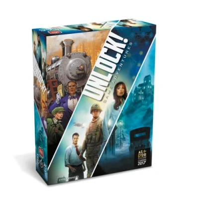 Afbeelding van Asmodee Unlock!, Game Adventures, tafelspel met app, Escape Room, 1 6 spelers, 10+ jaar, editie in het Italiaans