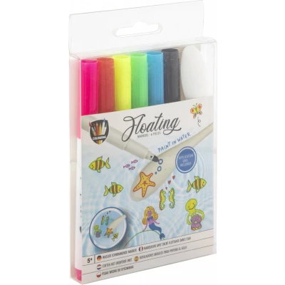 Afbeelding van Magische Water stift 6 stuks / lepel Waterstiften Drijvende inkt pen Waterpen Pennen Stiften Magisch Markers Magic Floating Marker