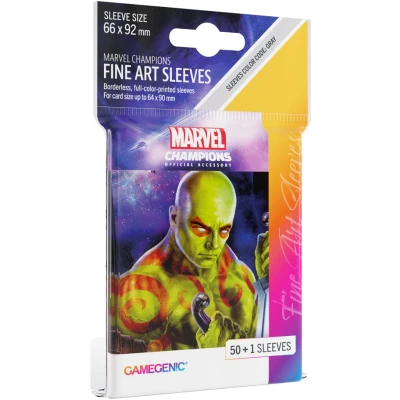 Afbeelding van Marvel Champions Sleeves Drax meertalig (met Spaans)