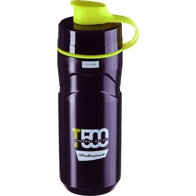 Afbeelding van Polisport Bidon Thermal T500 500 Ml Polypropyleen Zwart/groen