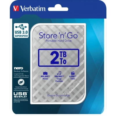 Afbeelding van Verbatim Store &#039;n&#039; Go Externe harde schijf 2 TB