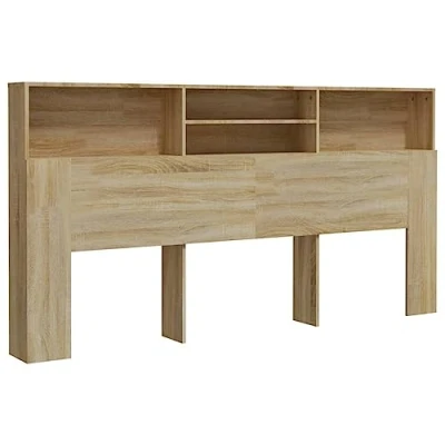 Afbeelding van vidaXL Hoofdbordkast Sonoma eiken, 200 x 19 103,5 cm
