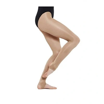 Afbeelding van Silky Danspanty voor kinderen, strijkvoeten, Light Toast