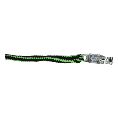 Afbeelding van Halstertouw hippo met paniekhaak antraciet/lichtgroen