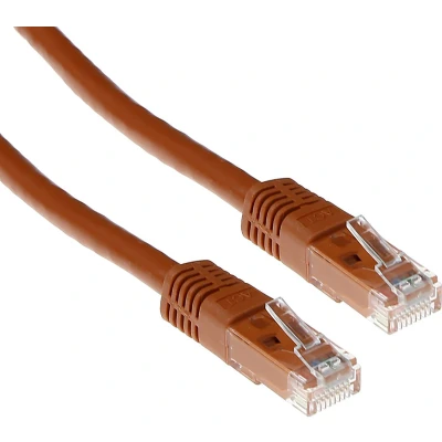 Afbeelding van ACT IB1607 U/UTP CAT6 Patchkabel Bruin 7 meter
