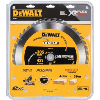 Afbeelding van DeWALT DT99574 XR Cirkelzaagblad 305x30mm 42T