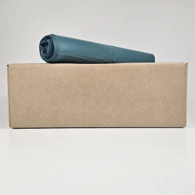 Afbeelding van Blauwe Vuilniszak 200 Zakken 160 Liter Gerecycled LDPE 90cm x 110cm (Sterke Afval Zakken)