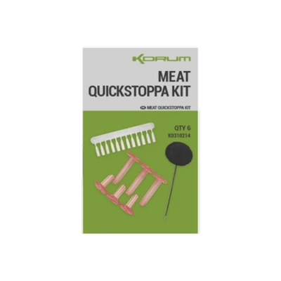 Image de Korum Meat Quickstoppa Kit (20pcs) Stop bouillettes