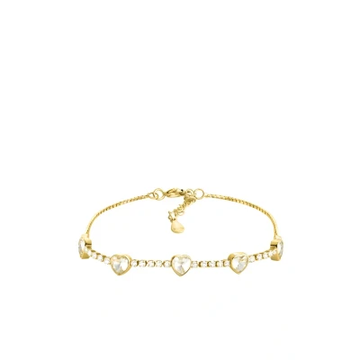 Afbeelding van Sofia Milani Heart Armband goldcoloured, Dames, Maat: One Size, Gold coloured