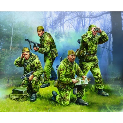 Afbeelding van Zvezda Soviet Reconnaissance Team (Zve6137) modelbouwsets, hobbybouwspeelgoed voor kinderen, modelverf en accessoires