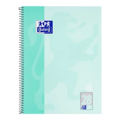 Afbeelding van Oxford Notitieboek, A4, geruit, 80 vellen, geperforeerd, mint