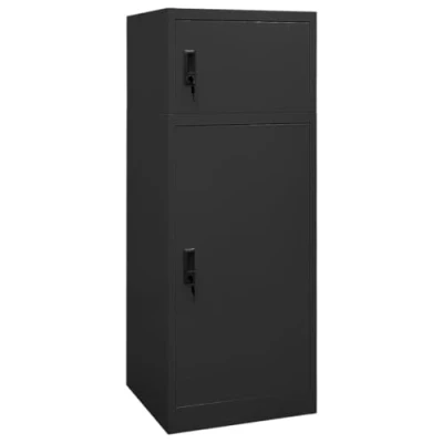 Afbeelding van vidaXL Zadelkast, antraciet, 53 x 140 cm, staal
