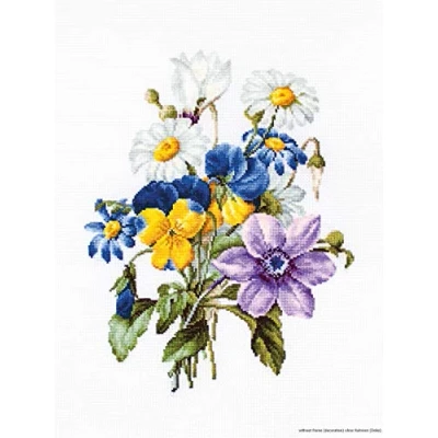 Afbeelding van Borduurpakket BOUQUET OF FLOWERS LUCA S