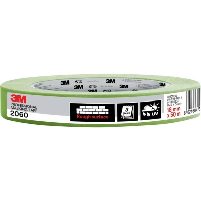 Afbeelding van 3M PT206018 Schilderstape 2060 Lichtgroen (l x b) 50 m 18 mm 1 stuk(s)