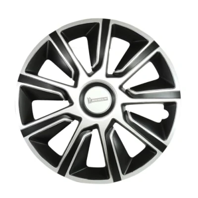 Afbeelding van Michelin 009112 Wieldoppen 13 zwart/zilver