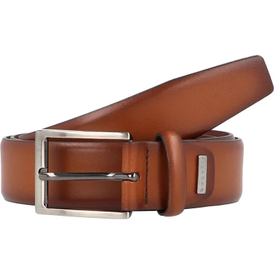 Afbeelding van bugatti Regular Riem, Heren, Maat: 95, Cognac
