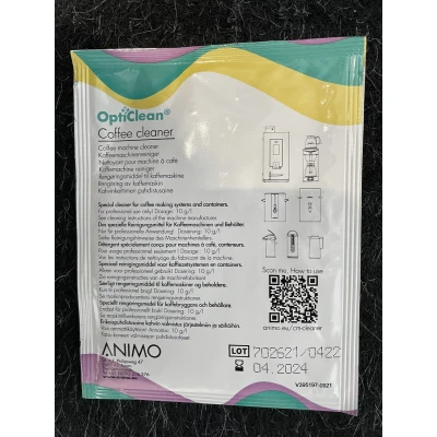 Afbeelding van Animo Oplosmiddel voor koffieaanslag Doos 100 x 10 gram