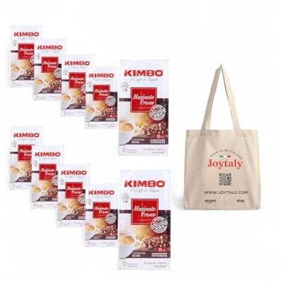 Afbeelding van Kimbo Macinato Fresco Caffè Napoli gemalen, 250 g x 8 (2 kg totaal)