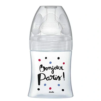 Afbeelding van DODIE Sensation + Paris anti koliek babyfles 150 ml