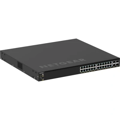Afbeelding van NETGEAR GSM4328 100AJS Managed L3 Gigabit Ethernet (10/100/1000) Power over (PoE) 1U Zwart