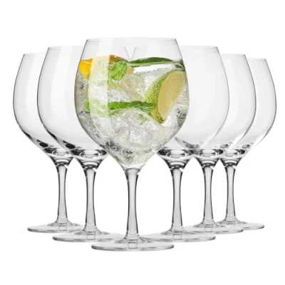 Afbeelding van Krosno Water ginglas, set van 6 glazen, 700 ml, Harmony Collection, voor particulieren en professionals, dagelijks gebruik evenementen, vaatwasmachinebestendig