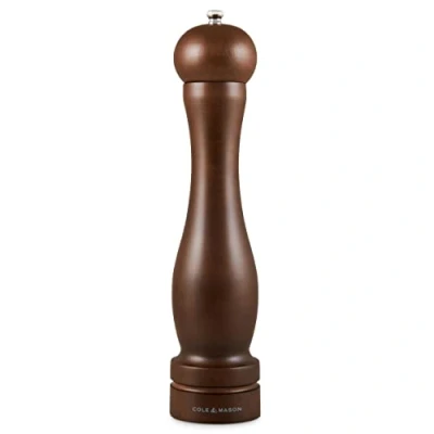 Afbeelding van Cole &amp; Mason Forest Capstan pepermolen, donker hout, verstelbare malen, getint beukenhout, 315 mm, incl. 1 x molen, HB1244P