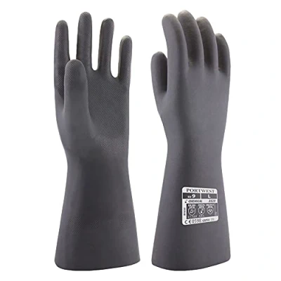 Afbeelding van Portwest Neopreen chemische handschoen Zwart S