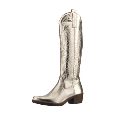 Afbeelding van Elara Bottes de cowboy Chunkyrayan pour femme, or, 37 EU