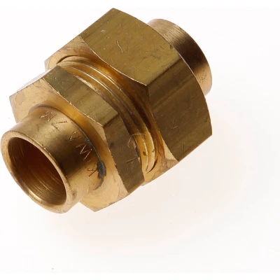 Afbeelding van DPS Koppeling 3 delig conisch dichtend 2x kap 15 x 15mm
