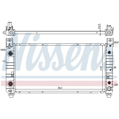 Afbeelding van Nissens Radiateur 69091