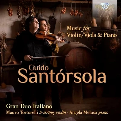 Afbeelding van Gran Duo Italiano &amp; Mauro Tortorelli Santórsola: Music For Violin/Viola Piano (CD)