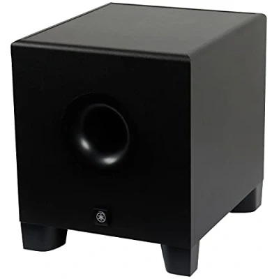 Image de Yamaha HS8S Caisson de basses actif Subwoofer alimenté pour DJ, musiciens et producteurs Noir