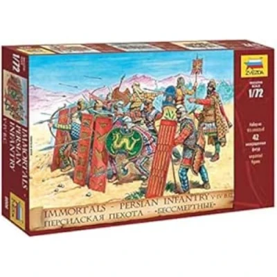 Afbeelding van 1:72 Zvezda 8006 Immortals Persian Infantry V IV centuries BC Plastic Modelbouwpakket