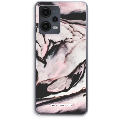 Afbeelding van Case Company® hoesje geschikt voor Xiaomi Redmi Note 12 Roze stroom Soft Cover Telefoonhoesje Bescherming aan alle Kanten en Schermrand