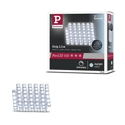 Afbeelding van Paulmann 70548 LED strip Met connectoren (male/female) 24 V 2.5 m Daglichtwit