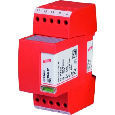 Afbeelding van DEHN 953400 DR M 4P 255 Overspanningsveilige afleider Overspanningsbeveiliging voor: Verdeelkast 8 kA 1 stuk(s)