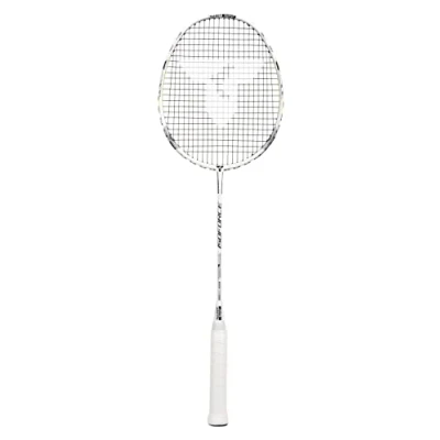 Afbeelding van Talbot Torro Isoforce 1011 Ultralite badmintonracket, 100% carbon 4 met Kevlar versterkingen, totaal gewicht 80 g, holle handgreep van grafiet, Red Dot Design Award 2018