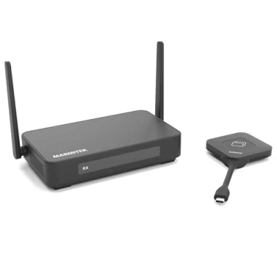 Afbeelding van Marmitek Stream 4K Pro Draadloos presentatiesysteem (zender en ontvanger Ultra HD USB C AirPlay Chromecast Miracast