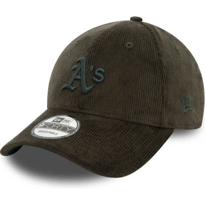Afbeelding van New Era Oakland Athletics Dark Green Cord 9FORTY Cap