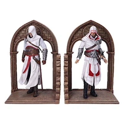 Afbeelding van Nemesis Now Assassin&#039;s Creed Altaïr and Ezio Boekensteunen 24cm