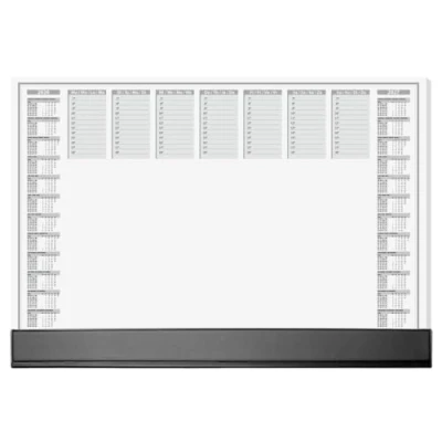 Afbeelding van Designonderlegger Sigel Office 26/27 59,5x41cm dag/week planner 40 ve
