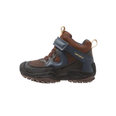 Afbeelding van Geox J New Savage Boy B A Basketboy, Bruin