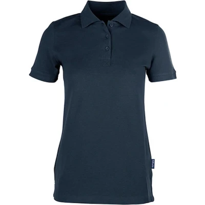 Afbeelding van Women&#039;s Heavy Polo &#039;Stretch&#039; met korte mouwen Navy XS